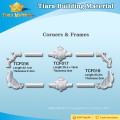 Polyuréthane angle de mur 3D et cadre protecteur